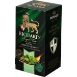 Richard чай зеленый Royal Moroccan Mint, 25 пакетиков